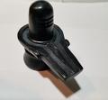 Shiva Lingam Statue, Black Natural Marble Stone Shivling 5 Inches